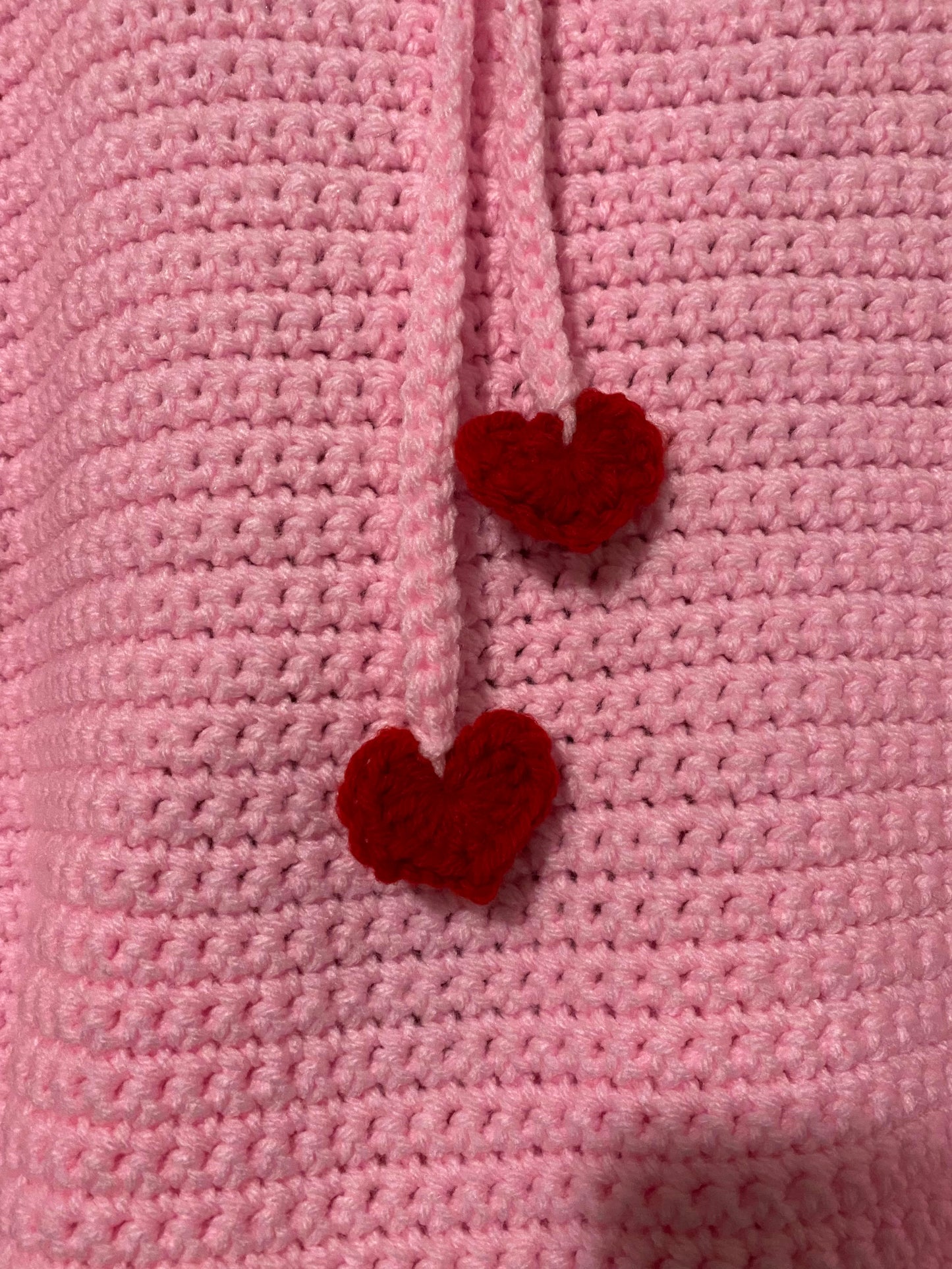 Cropped Heart Sweater Crochet *PATTERN ONLY*