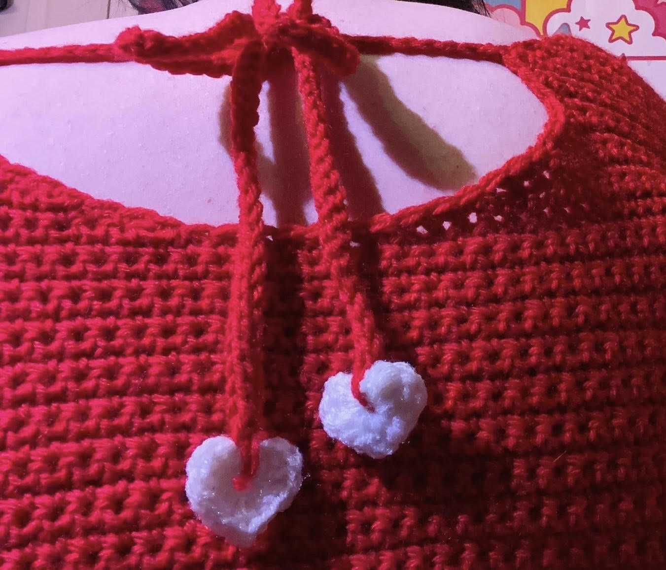 Cropped Heart Sweater Crochet *PATTERN ONLY*