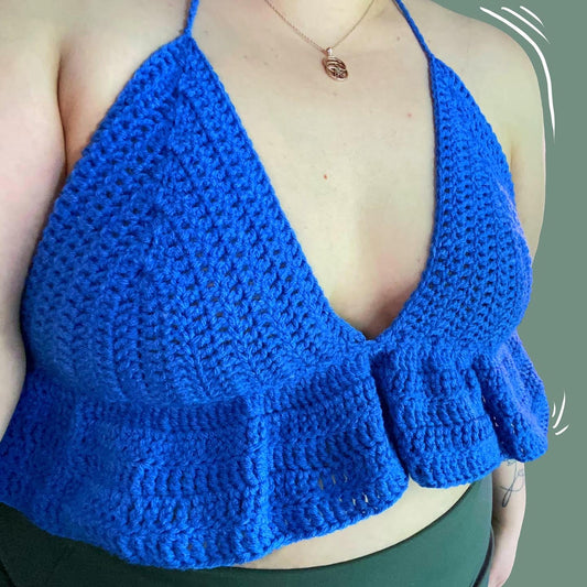 Tie-Up Top | Crochet Top Pattern | Beginner Crochet Pattern | *PATTERN ONLY*