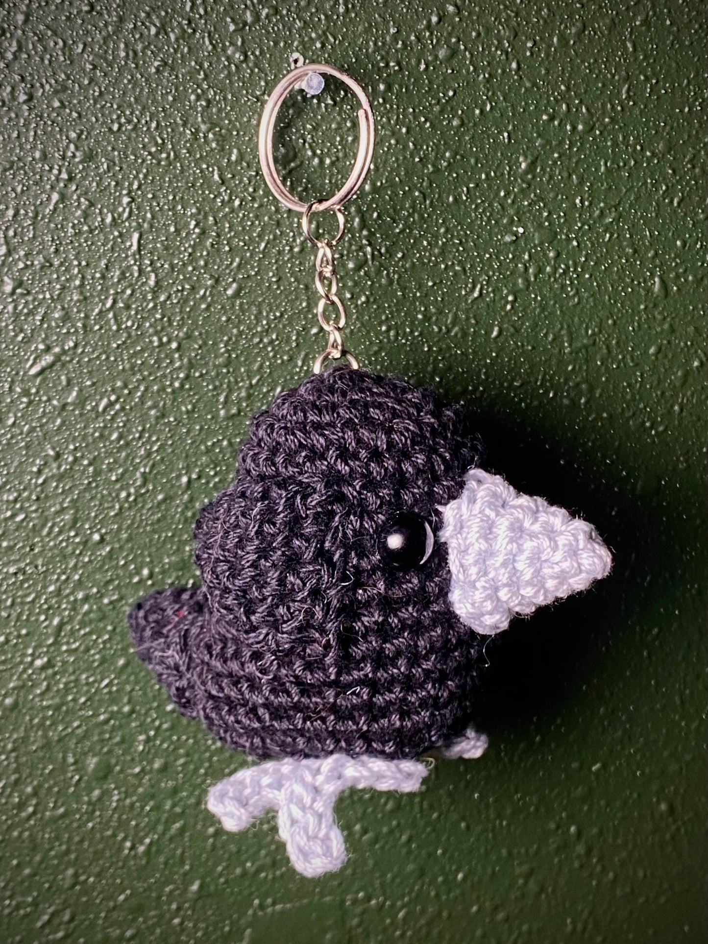 Crow Keychain *Made to Order*