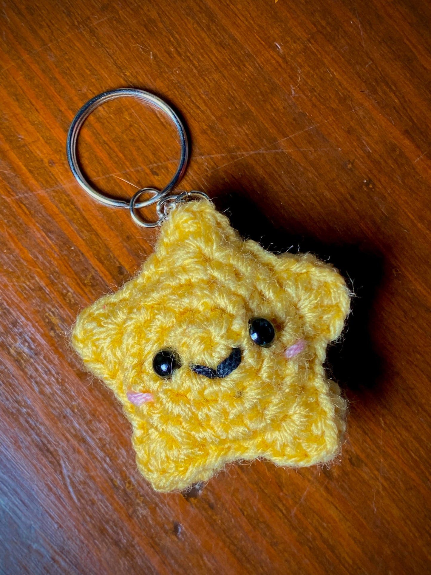 Happy Star Keychain *Made to Order*